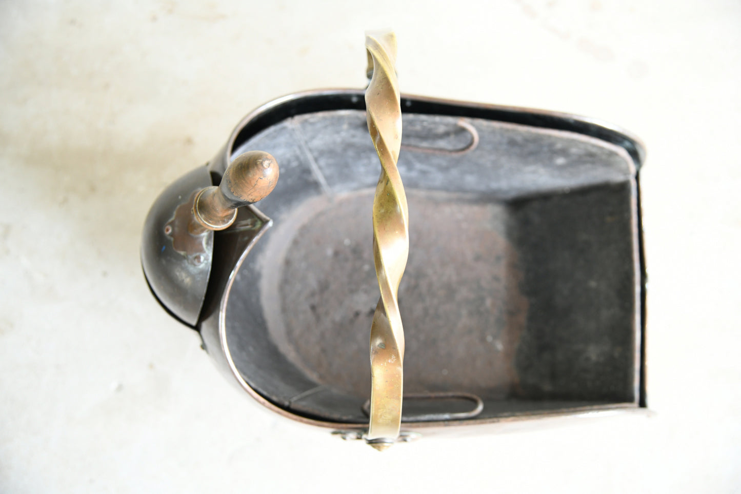 Victorian Copper Coal Scuttle