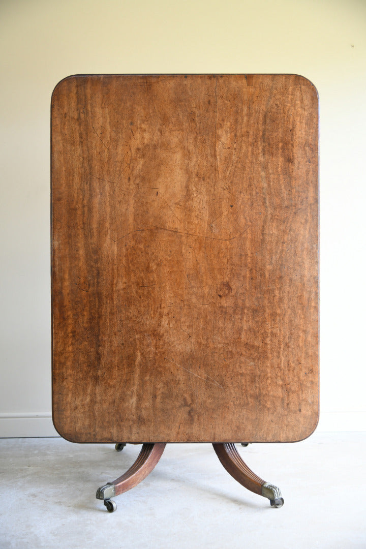 Regency Style Tilt Top Mahogany Table
