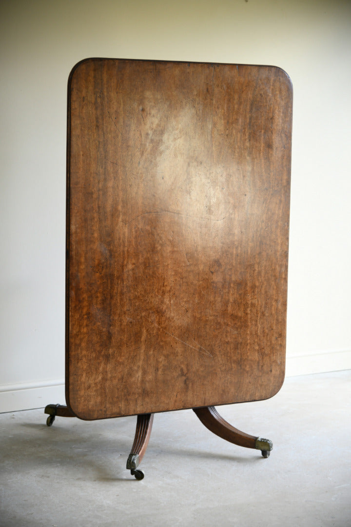 Regency Style Tilt Top Mahogany Table
