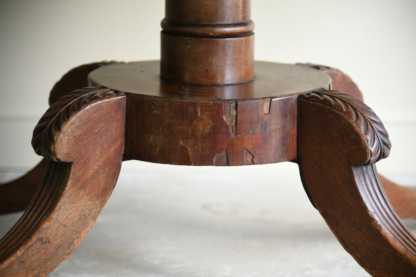 Regency Style Tilt Top Mahogany Table
