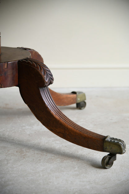 Regency Style Tilt Top Mahogany Table