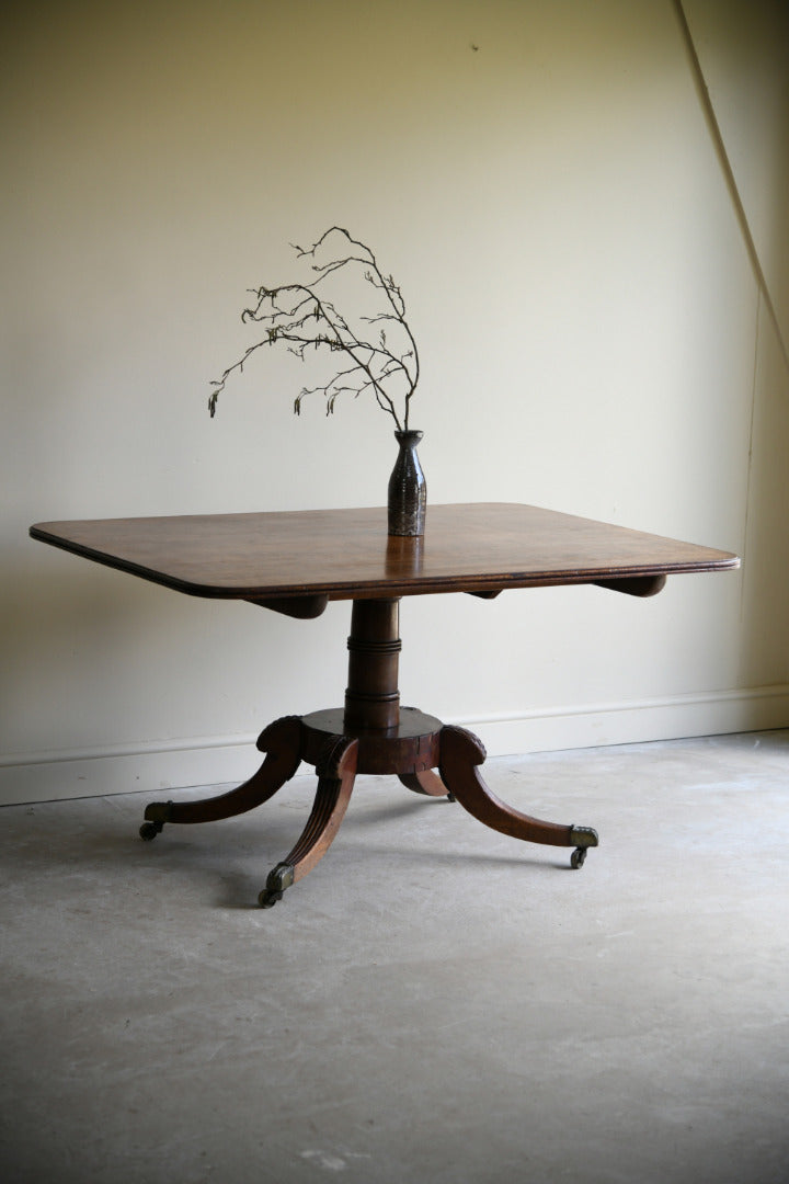 Regency Style Tilt Top Mahogany Table
