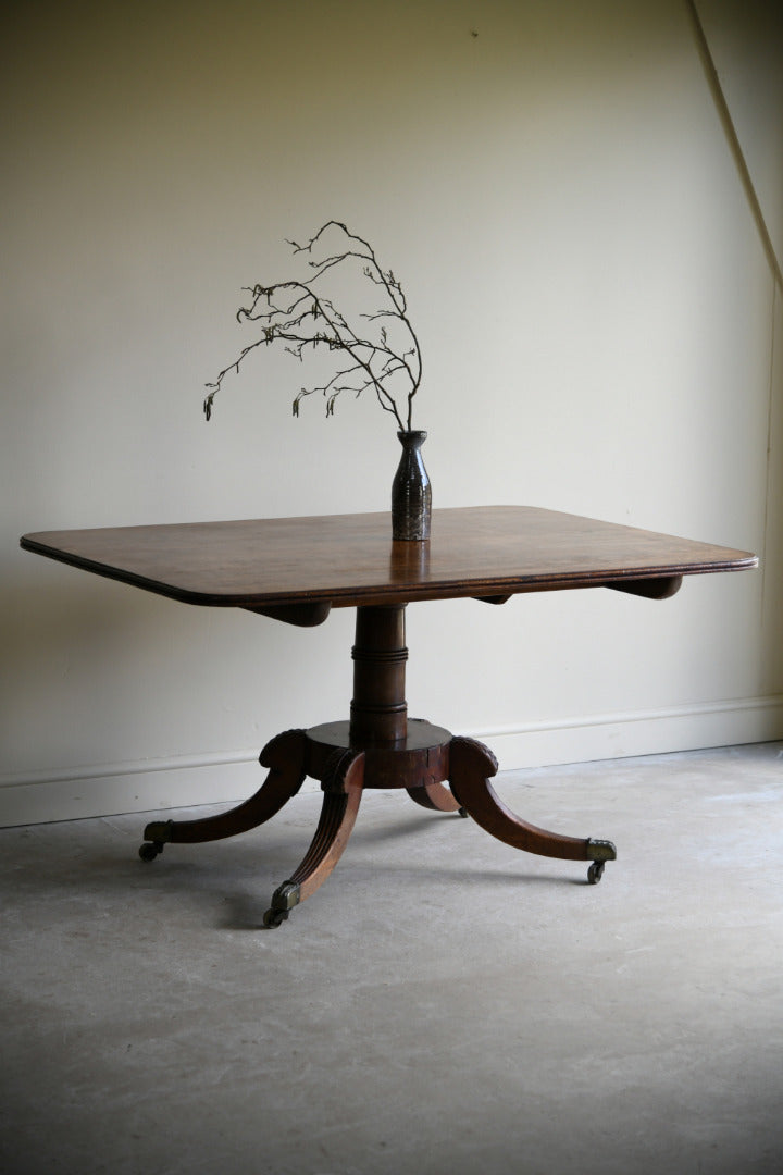 Regency Style Tilt Top Mahogany Table