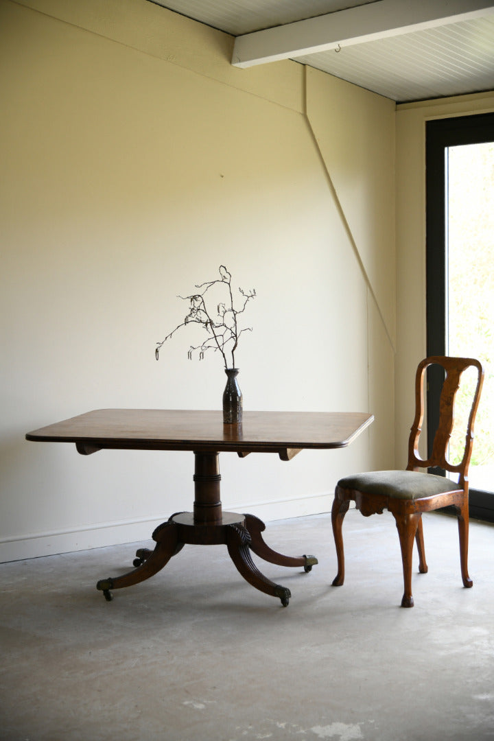 Regency Style Tilt Top Mahogany Table