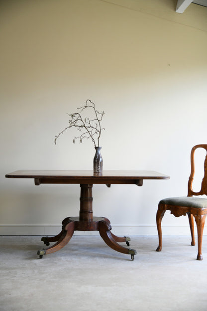 Regency Style Tilt Top Mahogany Table