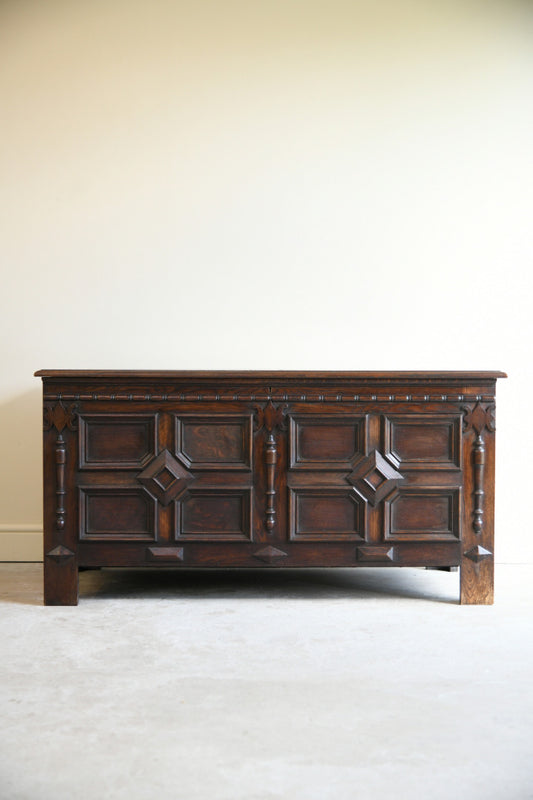 Jacobean Style Oak Coffer