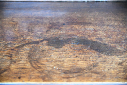 Carved Oak Continental Cabinet