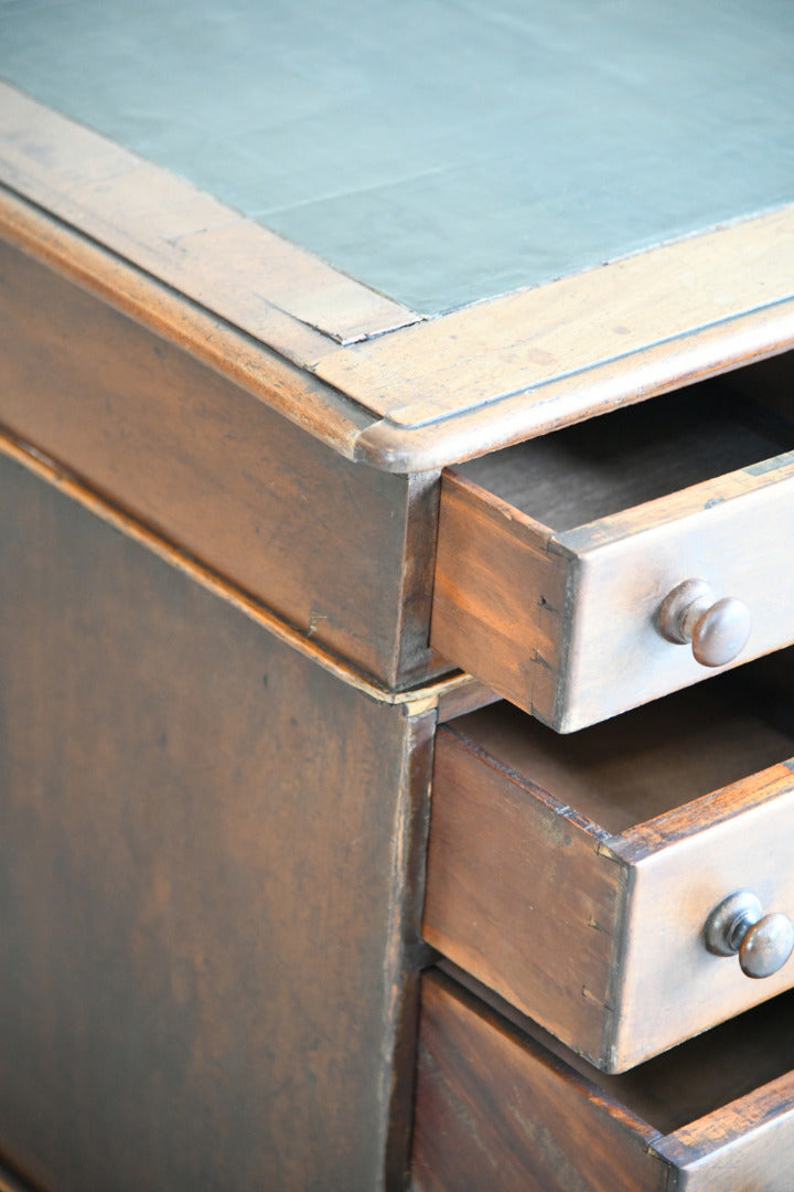 Victorian Small Twin Pedestal Desk