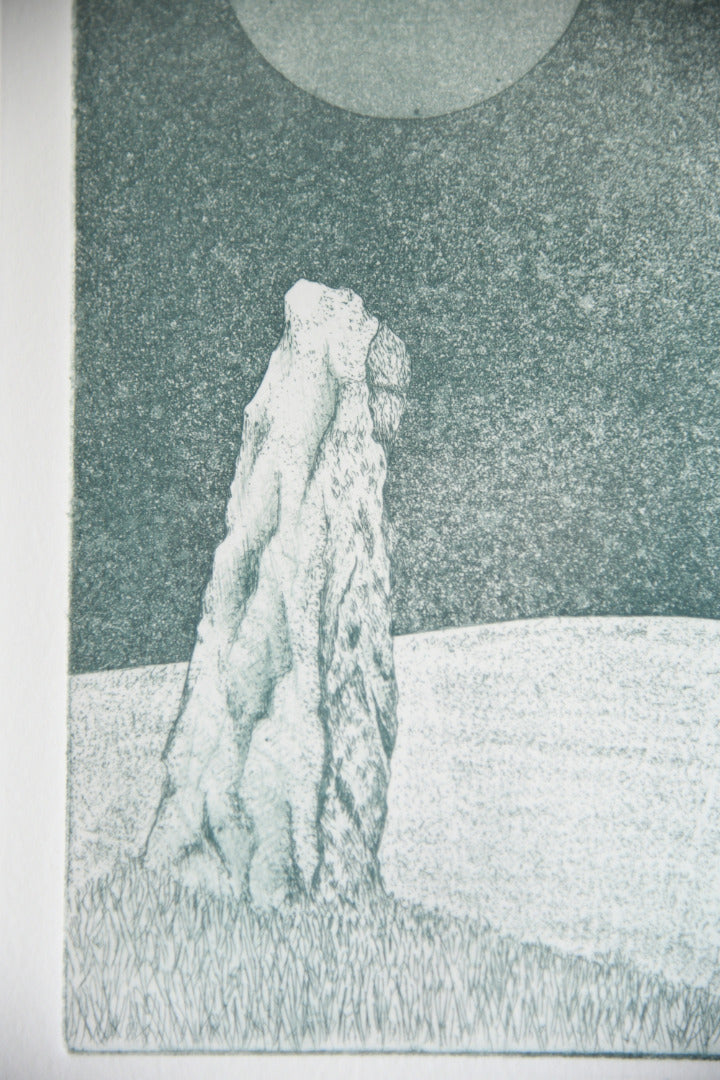 Pat Reid Framed Etching