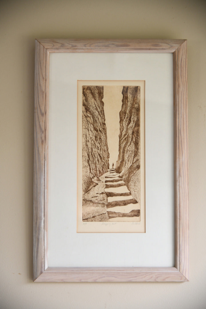 Pat Reid - Stepping Out Etching