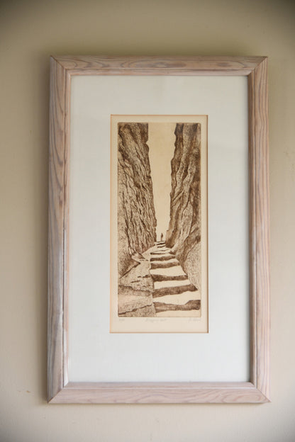 Pat Reid - Stepping Out Etching