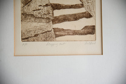 Pat Reid - Stepping Out Etching