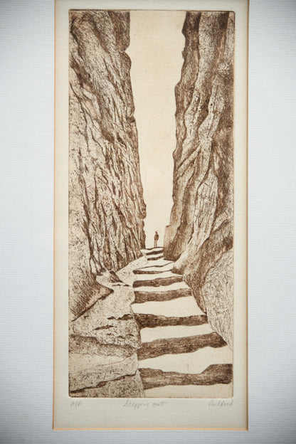 Pat Reid - Stepping Out Etching