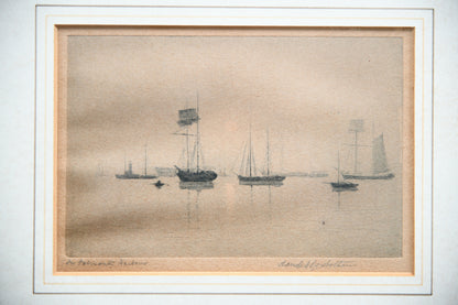 Pair Antique Aquatints