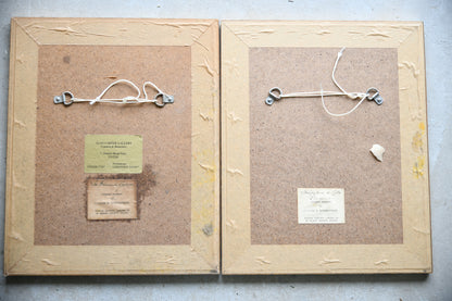 Pair Antique Aquatints