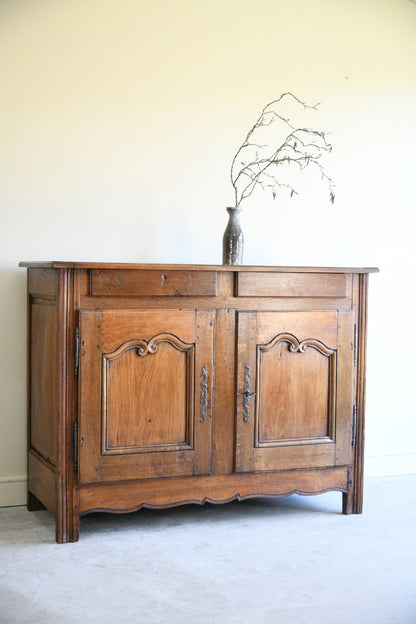 Antique Rustic French Chestnut Dresser Base