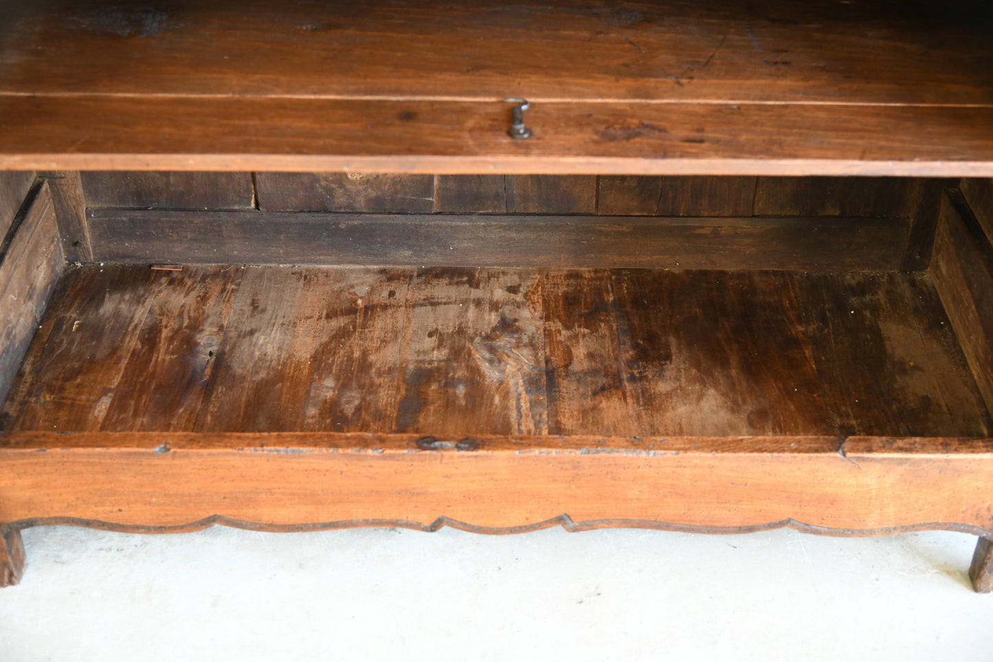 Antique Rustic French Chestnut Dresser Base