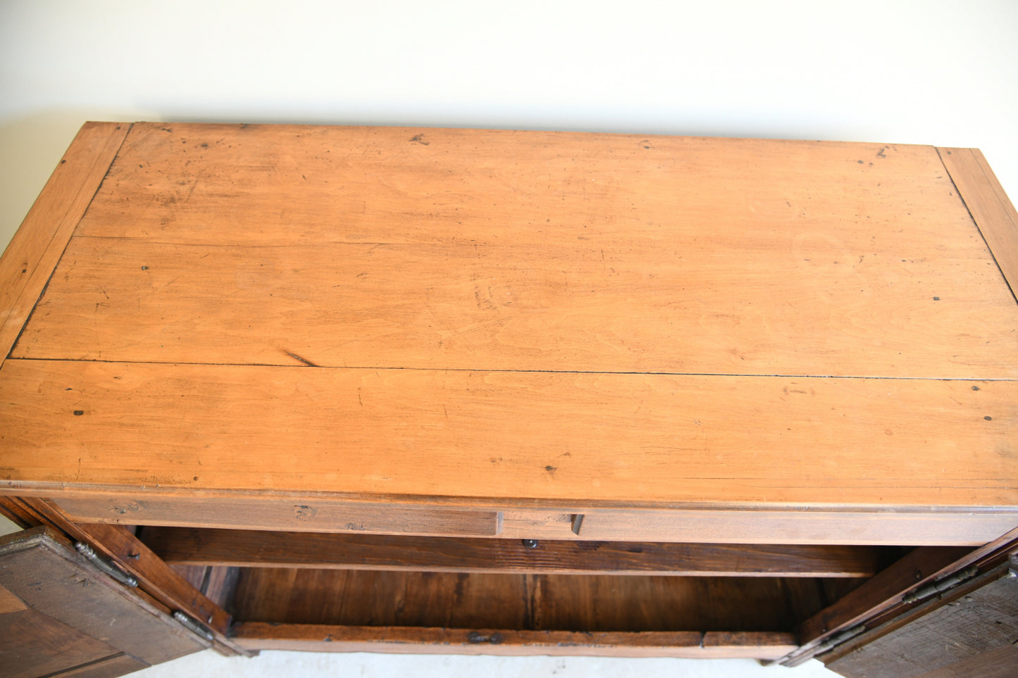 Antique Rustic French Chestnut Dresser Base