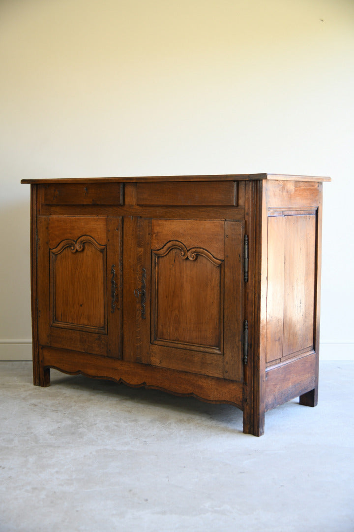 Antique Rustic French Chestnut Dresser Base
