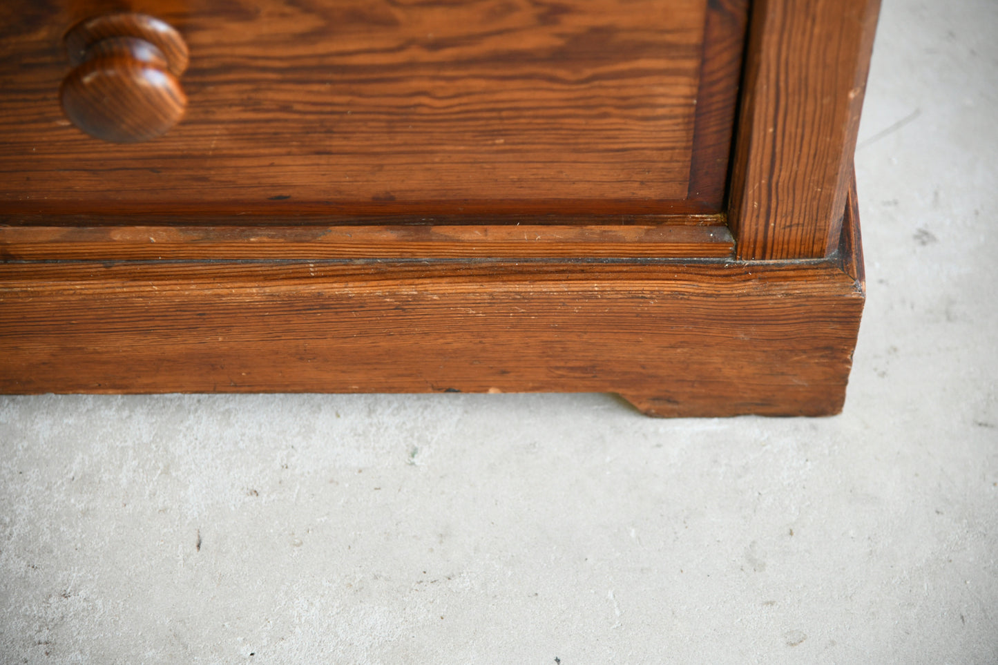Antique Pitch Pine Chest of Drawers