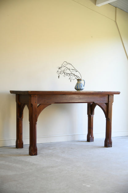 Antique Pine Altar Table