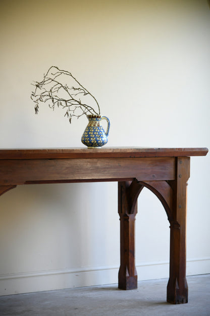 Antique Pine Altar Table