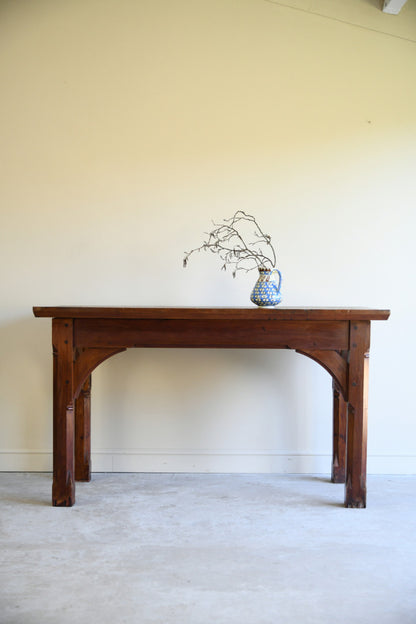 Antique Pine Altar Table