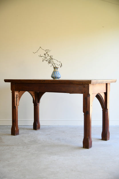 Antique Pine Altar Table