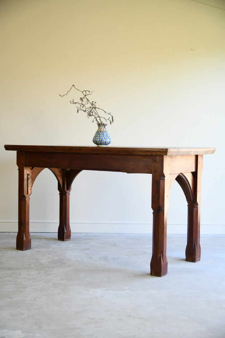 Antique Pine Altar Table
