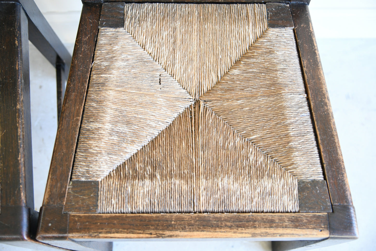 Pair Arts & Crafts Dining Chairs