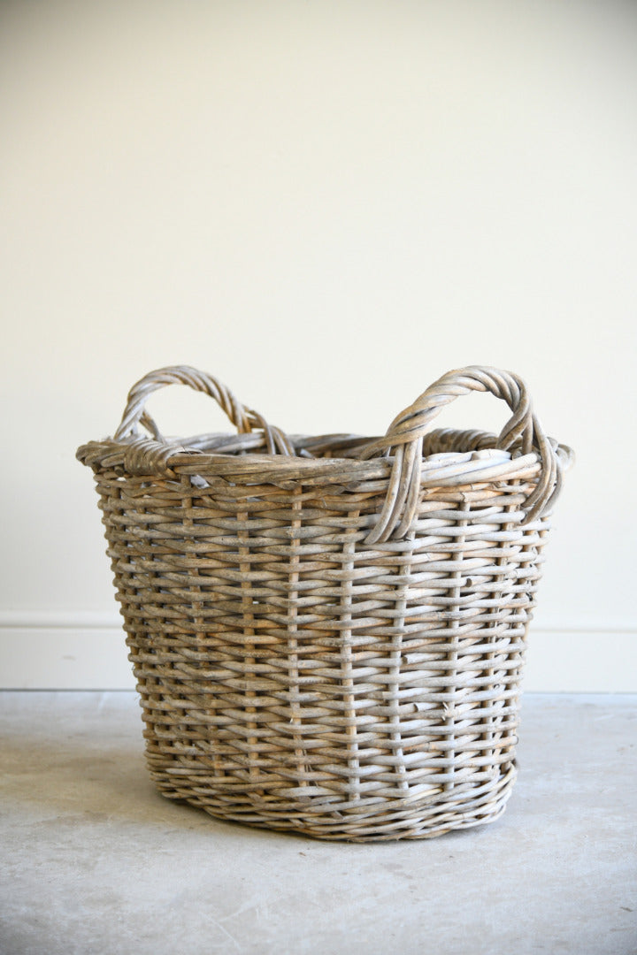 Large Vintage Willow Basket