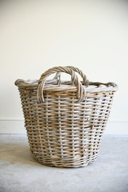 Large Vintage Willow Basket
