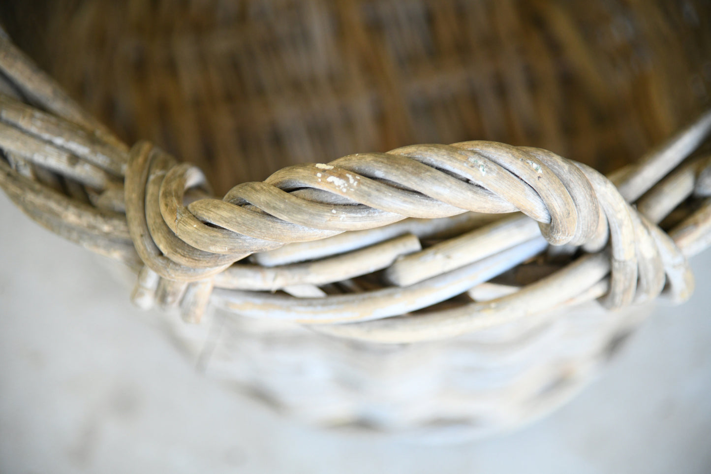 Large Vintage Willow Basket