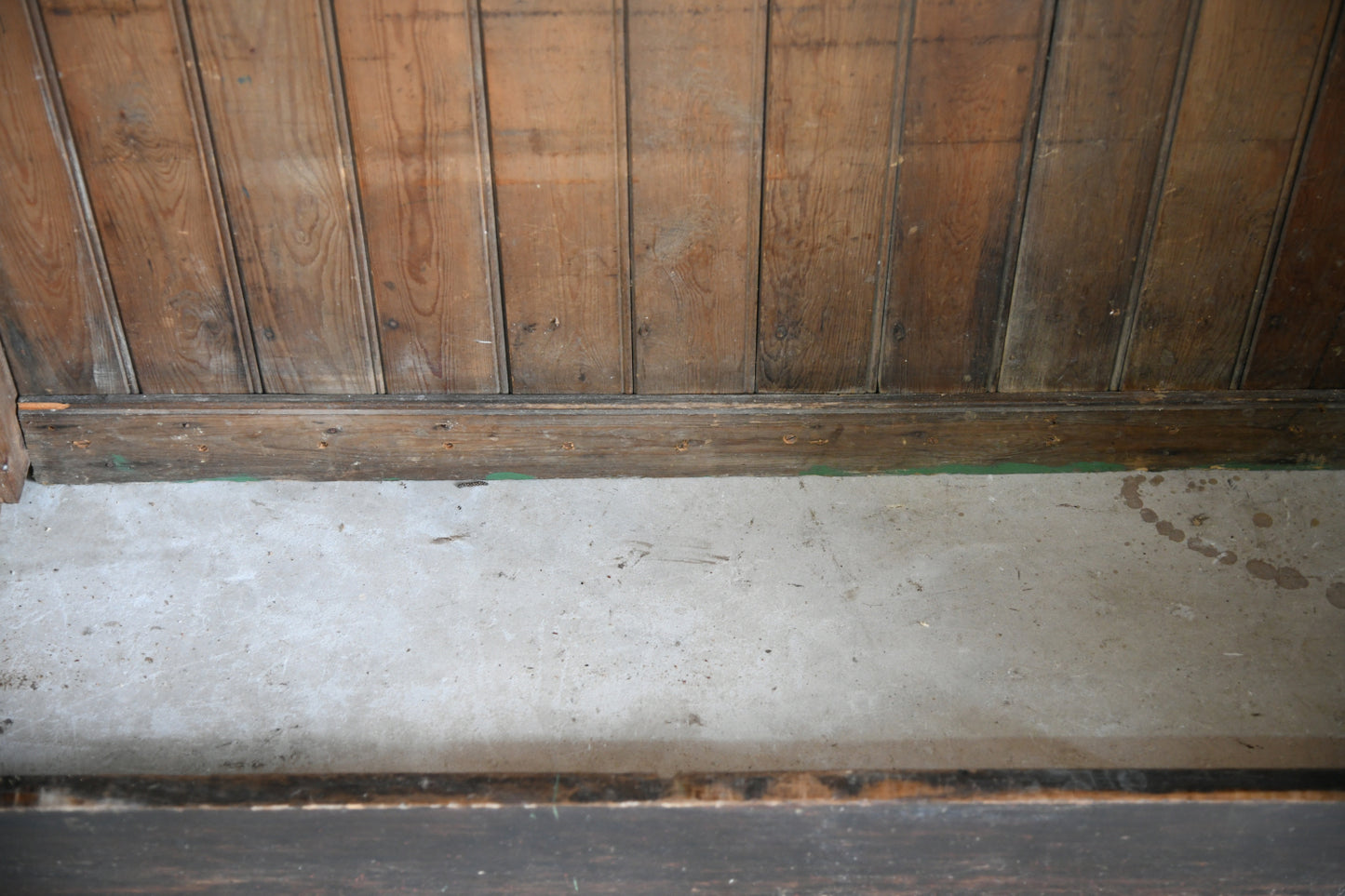 Antique Rustic Oak Housekeepers Cupboard