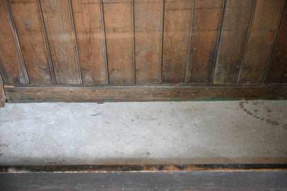 Antique Rustic Oak Housekeepers Cupboard