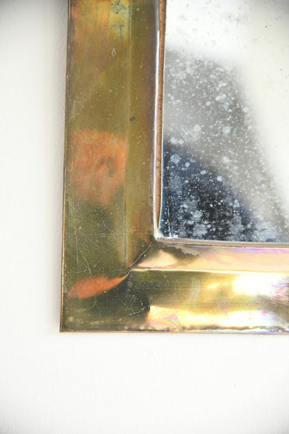 Arched Brass Mirror