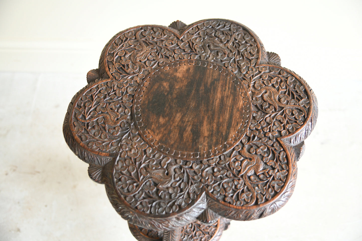 Indian Carved Occasional Table