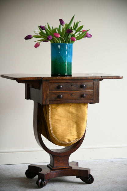 Antique Mahogany Work Table