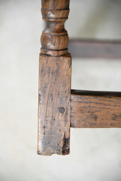 Antique English Oak Occasional Table
