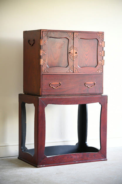 Chinese Style Cabinet On Stand