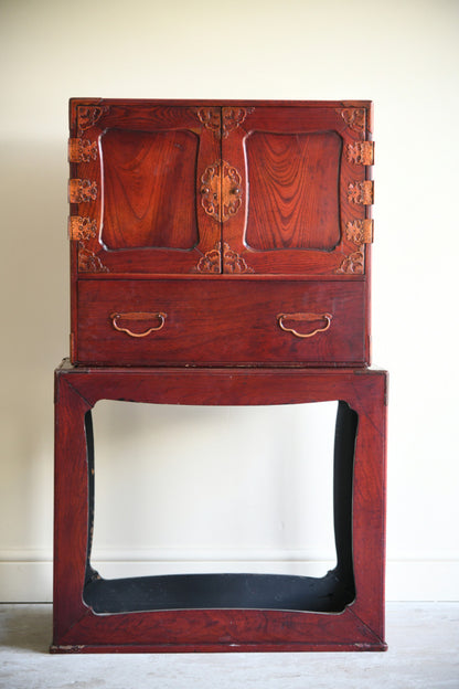 Chinese Style Cabinet On Stand