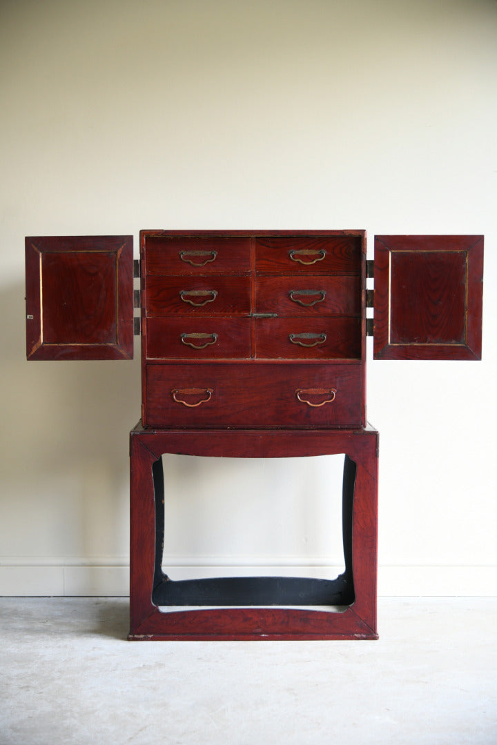 Chinese Style Cabinet On Stand