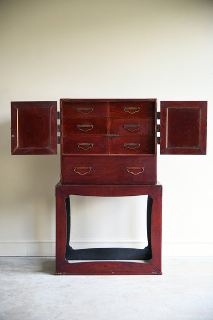 Chinese Style Cabinet On Stand
