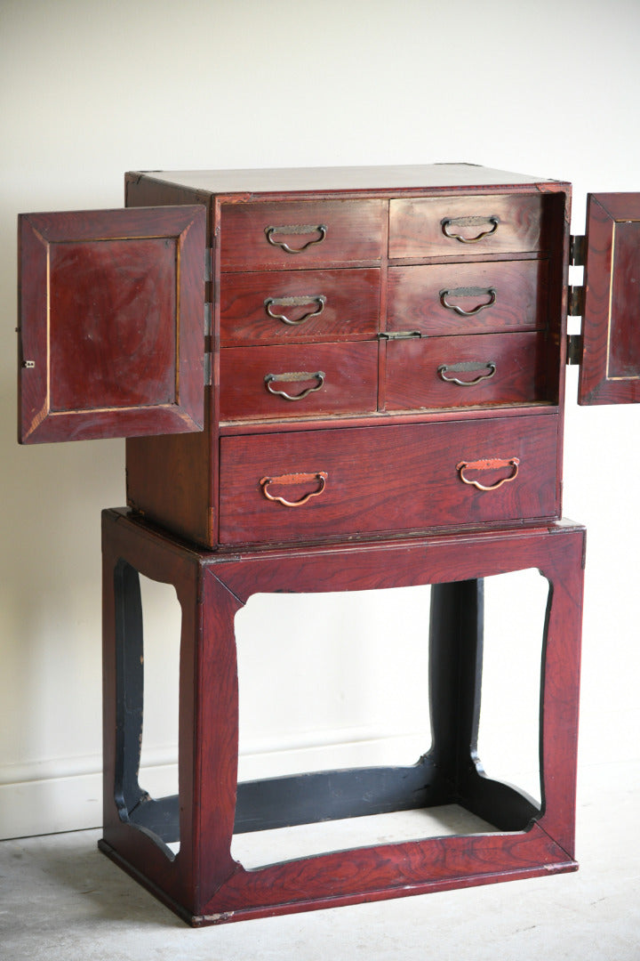 Chinese Style Cabinet On Stand