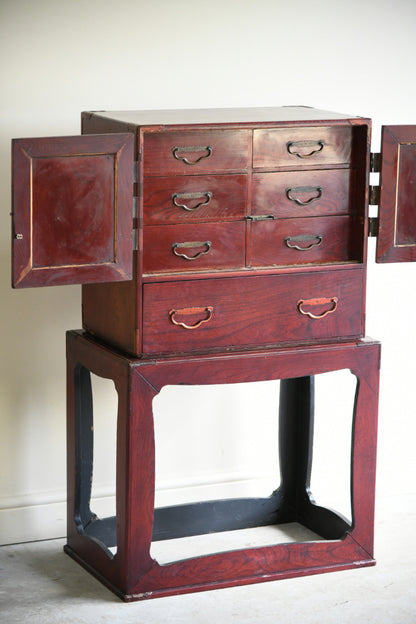 Chinese Style Cabinet On Stand