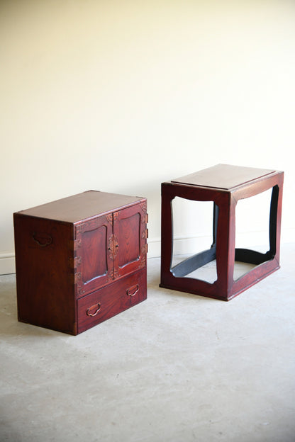Chinese Style Cabinet On Stand