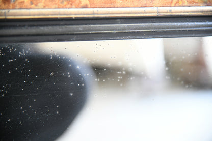 Antique Ebonised Overmantle Mirror