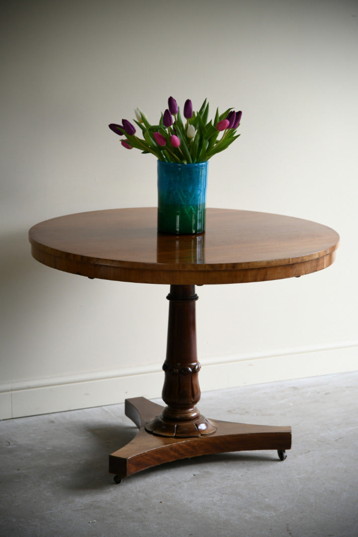 Antique Mahogany Tilt Top Table