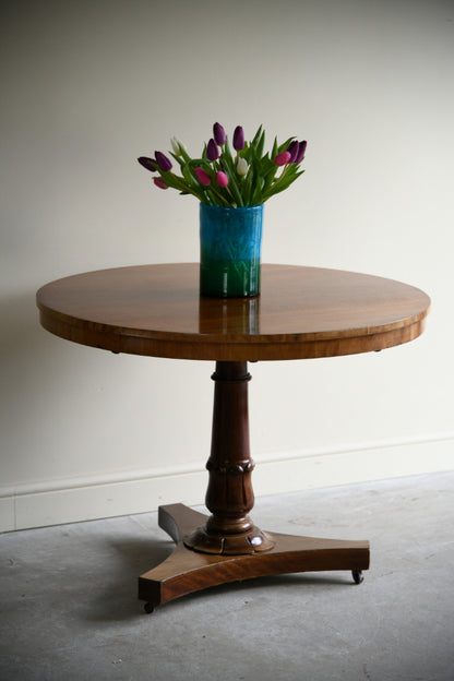 Antique Mahogany Tilt Top Table