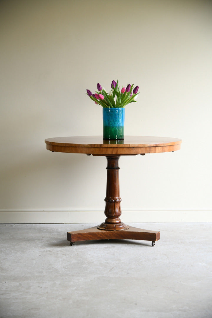 Antique Mahogany Tilt Top Table
